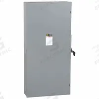 SQUARE D Safety Switch: Fusible, 600 A, Three Phase, 240V AC, Galvanized Steel, Indoor (MPN D326N). Key specifications — Brand: SQUARE D.