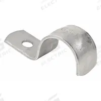 Conduit & Pipe Strap Clamp, One-Hole: 4 in Trade Size, 316 Stainless Steel, IMC/RMC (MPN S640001S00). Key specifications — Manufacturer Part Number: S640001S00; Compatible Conduit Trade Size: 4 in; Compatible Conduit Type: IMC; RMC; Compatible Nominal Conduit/Pipe Size: 4 in; Compatible Pipe Size: 4 in; Finish: Polished; Indoor/Outdoor Usage: Indoor/Outdoor.