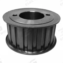 APPROVED VENDOR Timing Belt Pulley: Trapezoidal, Bushed, For L Timing Belt Section, For 1 in Belt Wd (MPN 36LH100). Key specifications — Brand: APPROVED VENDOR; Tooth Profile: Trapezoidal; Finish: Black Oxide; For Bushing Type: Split Taper.