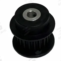 DAYTON Timing Pulley: Modified Curvilinear, Fixed, For GT Timing Belt Section, For 9 mm Belt Wd (MPN 48-3P09MDFA6). Key specifications — Brand: DAYTON; Finish: Plain; For Belt Series: Powerhouse®.
