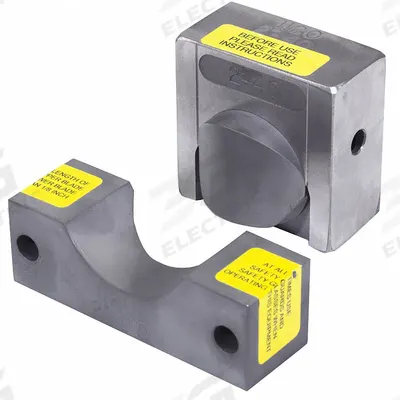 EDWARDS Pipe Notcher Die: Pipe, Round, 1/2 in Die Size - Notching Dies