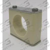 BEHRINGER PIPE SYSTEMS Beta Clamp: Smooth Bore, 316 Stainless Steel Clamp, Santoprene Cushion (MPN SBX60625-SP)