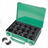 GREENLEE Crimping Die Set: 8 AWG to 340 kcmil, Aluminum, For Use With ECCXL/EK622L/EK628L, 12 Sizes (MPN KD06AL). Key specifications — attr511073: Aluminum; attr473934: GREENLEE; attr542116: 8 AWG to 340 kcmil; attr511067: EK628L.