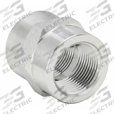 PARKER Metal Pipe Straight: Straight, Steel, 3/4 in x 3/4 in - Hydraulic Threaded Extreme-Pressure Pipe Fittings