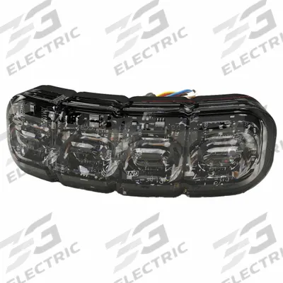 ECCO Warning Light: Perimeter Flashing Warning Light, Amber/White, 1/2 in Overall Wd - Vehicle Perimeter Flashing Warning Lights
