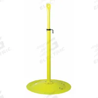 DAYTON Pedestal Base: Pedestal Base, 27 in Base Dia., Steel (MPN 1ZCP3). Key specifications — Includes: Assembly Hardware; Fan Accessory Finish: Powder Coated; Material: Steel; Manufacturer Part Number: 1ZCP3; Brand: DAYTON; Color: Yellow.