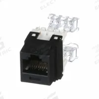PANDUIT Jack Module: Punch-Down, 1 Ports, Black, 6, RJ45, Copper, NK688MBL. Key specifications — Color: Black; Compatible Wire Material: Copper; Display Sell UOM: EA; Brand: PANDUIT.
