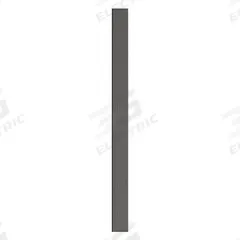 ASI GLOBAL Partition Column: Plastic Polymer, Pebble, Black, 82 in Ht, 6 in Wd, 1 in Thick (MPN 40-90870653-9205). Key specifications — Inner Core Type: Polymer; Brand: ASI GLOBAL PARTITIONS; Color: Black; Finish/Texture: Pebble.