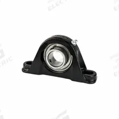 TIMKEN Pillow Block Bearing: 17 mm Bore, Cast Iron, Set Screws, 30.16 mm Shaft Ht, 31 mm Overall Wd (MPN YAS 17). Key specifications — Brand: TIMKEN; Maximum Speed: 10200 RPM Grease; Mounting Bolt Size: M10; System of Measurement: Metric.