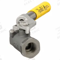 APOLLO Manual Two-Way Ball Valve: 3/4 in, Carbon Steel, Straight, FNPT x FNPT, Std Port Ball Port (MPN 8950401A). Key specifications — Brand: APOLLO; Handle: Spring-Return Lever.