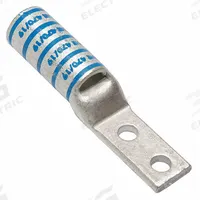 Compression Lug: For 350 kcmil, Stranded Wire, 3/8 in Stud Size, Long, Copper Barrel (MPN YAZ342NT38FX). Key specifications — Inspection Hole: Yes; For Wire Type: Stranded; For Wire Sizes: 350 kcmil; Brand: BURNDY; Manufacturer Part Number: YAZ342NT38FX.