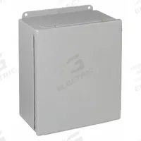 HOFFMAN Enclosure: Steel, 8 in x 6 in x 5 in, NEMA 12/13, Solid Cover, Hinged (MPN A806CHFTC). Key specifications — Brand: HOFFMAN; Closure Method: Quick Release Latch; Knockouts: Not Included.