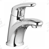 AMERICAN STANDARD Mid Arc Bathroom Faucet: Colony Pro, Metal, Chrome Finish, 1.2 gpm Flow Rate, Arc (MPN 7075104.002). Key specifications — Includes: Metal body with metal lever handle.; Brand: AMERICAN STANDARD; Series: Colony Pro.