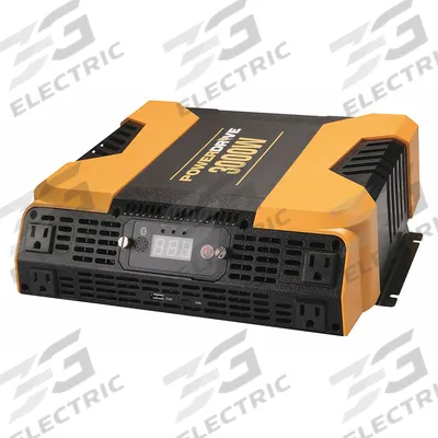 POWERDRIVE Power Inverter,4 AC,2 USB,3000W (MPN PD3000). Key specifications — Brand: POWERDRIVE. - Inverters