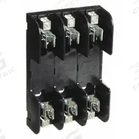MERSEN Fuse Block: Open Block Design, 3 Pole, 600 V AC, Box Lug, Non-Indicating (MPN 60308R). Key specifications — Brand: MERSEN.