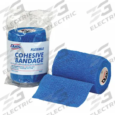 FIRST AID ONLY Self-Adherent Wrap: 5 yd Dressing Lg, 3 in Dressing Wd, Elastic Fabric - Self-Adherent Bandages