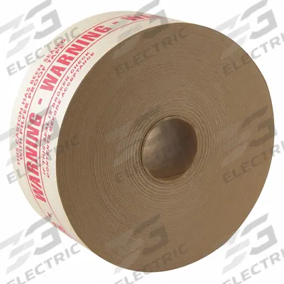 CENTRAL Water-Activated Tape: 6.3 mil Tape Thick, 2 13/16 in x 450 ft, 240, Kraft - Medium-Duty Water-Activated Kraft Tape