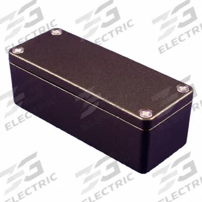 HAMMOND Enclosure: Die-Cast Aluminum, 3 in x 1 in x 1 in, NEMA 1/12/13/4/4X, Solid Cover - Aluminum Enclosures