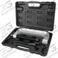 PERFORMANCE TOOL Ball Joint Tool: Ball Joint Tool, Automotive/Ball Joint Removal, Steel (MPN W89306). Key specifications — Brand: PERFORMANCE TOOL; Application: Ball Joint Removal; For Use With: Large Press-Fit Ball Joints; Includes: Short Drive Screws; Material: Steel; Size: 14.6 in x 3.2 in x 10.1 in; Tool Type: Ball Joint Tool; Vehicle Make: Ford.