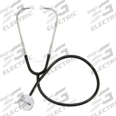 MEDSOURCE Stethoscope: Stethoscope, Adult/Pediatric, Acoustic, Single, Black - Economic Stethoscopes