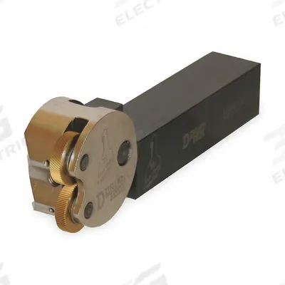 DORIAN Knurling Holder: 1 in Shank Wd, 4 in Shank Lg, 6 3/8 in Overall Lg, 2 Knurls Required - Machining