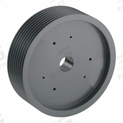 APPROVED VENDOR V-Belt Pulley: C270, 8 Groove, 27.4 in OD, Bushed Bore - Bushed-Bore Cast-Iron V-Belt Pulleys