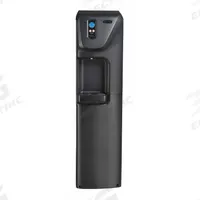 PURLOGIX Plumbed Water Dispenser: Cold/Hot, Black, ABS/Metal, 49 3/4 in Ht, 13 in Wd, Still, Adj (MPN BV-MP). Key specifications — Water Type: Still; Operating Voltage: 115V AC; Power Source: Electric Corded; Water Temperature Types: Hot; Brand: PURLOGIX; Housing Color: Black; Material: Stainless Steel.