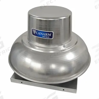 CANARM Downblast Exhauster: Direct Drive, Includes Drive Pack, 10 1/2 in Wheel - Clean Air Direct-Drive Fans