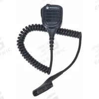 MOTOROLA Speaker Microphone: Fits Motorola, For DP3000e/XPR 3000/XPR 3000e Series, 3.5 mm Jack, IP54 (MPN PMMN4076A). Key specifications — Compatible Radio Series: DP3000e; Color: Black; Radio Connector Type: M7; Brand: MOTOROLA; Manufacturer Part Number: PMMN4076A; Push To Talk: Yes.