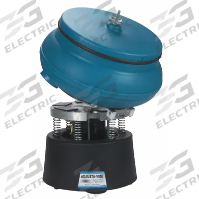 RAYTECH Vibratory Tumbler: 0.35 cu ft Capacity - Tilting Adjustable-Amplitude Vibratory Tumbler Finishing Systems