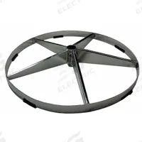DAYTON Pedestal Base: Pedestal Base, 3 7/8 in Lg, 30 in Base Dia., Stainless Steel (MPN 70828). Key specifications — Material: Stainless Steel; Manufacturer Part Number: 70828; Brand: DAYTON; Color: Gray.
