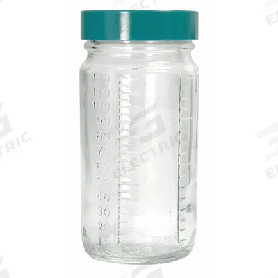 APPROVED VENDOR Mixing/Storage/Sampling Bottle: 240 mL, 58-400, Colorless - Clear Wide Mouth Round Glass Lab Bottles