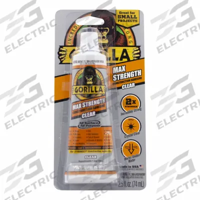 GORILLA Construction Adhesive: Max Strength, 2.5 fl oz, Tube - General Purpose Construction Adhesives