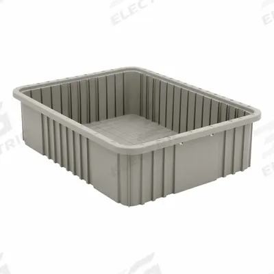 INSTOCK Drawer Tote: 17 in x 22 in x 3 in, Plastic - Hanging Bins for Wire Shelving