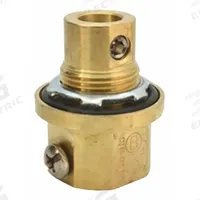 BRIDGEPORT FITTINGS Grounding Lug Hubs for RMC/IMC: 3/4 in Trade Size, 2 1/32 in Overall Lg, Brass (MPN MCH-075). Key specifications — Insulated: No; Thread Size: 3/4"-14; Thread Type: NPT; Brand: BRIDGEPORT FITTINGS.