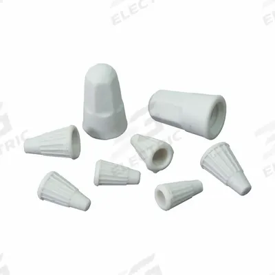 TEMPCO Twist-On Wire Connector: White, Wire Sizes 22 AWG – 16 AWG, 300 V - High-Temperature Wire Connectors