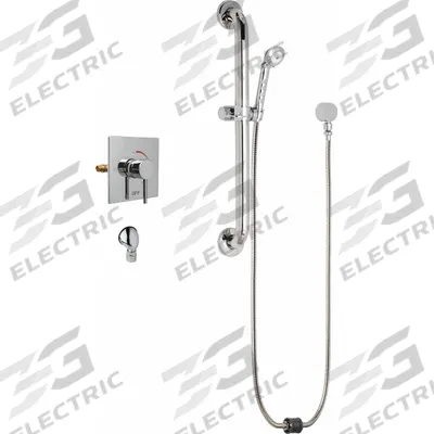 CHICAGO FAUCETS Shower Faucet: SH-TP, 2.5 gpm Handheld Showerhead Flow Rate, Plastic - Shower Faucets with Hand-Held Showerheads