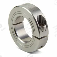 RULAND MANUFACTURING Shaft Collar: 1-Piece, Metric with Inch Bore, Round, Clamp-On, 19 mm Collar Wd (MPN MCL-26E-SS). Key specifications — attr85402: RULAND MANUFACTURING; attr666006: Metric with Inch Bore.