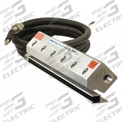 EXAIR Air Knife: 48 in Air Slot Wd, Aluminum, 0.002 in Air Slot Ht - Anti-Static Air Knives