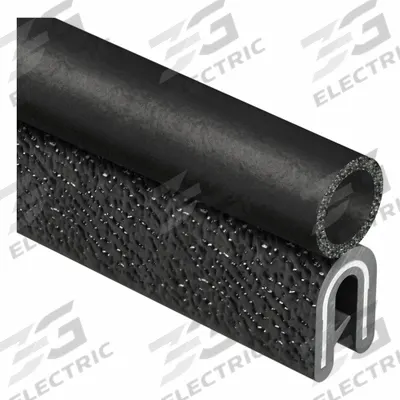 TRIM LOK Trim Seal: Rounded, 250 ft Overall Lg, PVC Outer, EPDM Bulb - General Purpose A- & D-Profile Edge Trim Seals