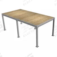 PORTA-KING Platform Mezzanine: 20 ft x 24 ft x 9 ft, Unassembled, 480 sq ft, OSB (MPN PK-2024). Key specifications — Deck Material: OSB; Brand: PORTA-KING.