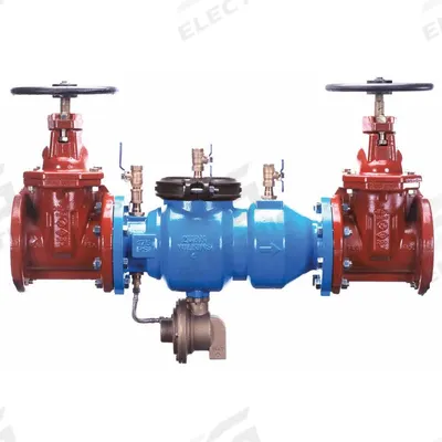 WILKINS Reduced Pressure Principle Backflow Prev: 375, Std Configuration, Ductile Iron - Zurn RPZ Backflow Preventers