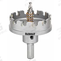 DEWALT Hole Saw: 7/8 in Saw Dia., 2 Teeth per Inch, 1/4 in Max. Cutting Dp, Carbide Tipped, Metal (MPN DWACM1814). Key specifications — attr1098070: 2; attr1098087: DEWALT.