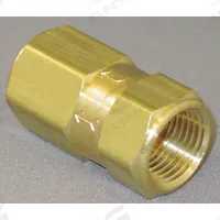 APPROVED VENDOR Poppet Spring Check Valve: Poppet, Inline Valve Body, 1/2 in Pipe Size, FNPT x FNPT (MPN CHK BRS 850-8F8F-B). Key specifications — Brand: APPROVED VENDOR.