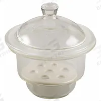 Cabinet Desiccator: Non-Vacuum, Round, Glass/Porcelain, 14 3/8 in Overall Dia, 13 7/8 in Overall Ht (MPN 5YHT7). Key specifications — Includes: Lid; Brand: APPROVED VENDOR; Desiccator Shape: Round.
