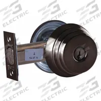 ARROW Deadbolt Lock: Cylindrical, 1 3/8 in Door Thick - Max, Bronze (MPN E61 10B CS). Key specifications — ADA Compliant: Yes; Brand: ARROW; Cylinder Core Type: Conventional Core Cylinder; Finish: Dark Oxidized Satin Bronze, Oil Rubbed; Keyway Type: Schlage C; Visual Indicator Message: No Message; Includes Core: Core Included; Ligature Resistance: Not Ligature-Resistant.