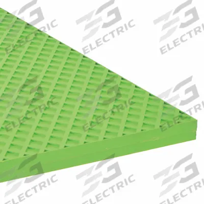 AIRLOC Vibration Isolator Pad: Buna-N, Diamond Pad Top, 19 11/16 in Lg, 19 11/16 in Wd - Vibration-Isolating Pads & Sheets