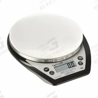 TAYLOR PRECISION PRODUCTS Food Scale: 6 in Weighing Surface Dp, 6 in Weighing Surface Wd, LCD (MPN 1020nfs10). Key specifications — Readability: 1 g/0.1 oz; Brand: TAYLOR; IP Rating: Not IP Rated.