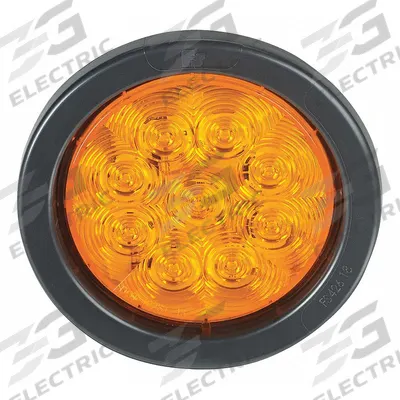 FEDERAL SIGNAL Flashing LED Light: Perimeter Flashing Warning Light, Amber, 2 in Overall Wd - Vehicle Perimeter Flashing Warning Lights