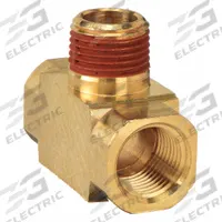 PARKER Metal Pipe Tee: Tee, 3/4 in x 3/4 in x 3/4 in, 1,000 psi, 3 15/32 in Lg, C37700 Brass (MPN VS2224P-12). Key specifications — Maximum Operating Pressure: 1,000 psi.
